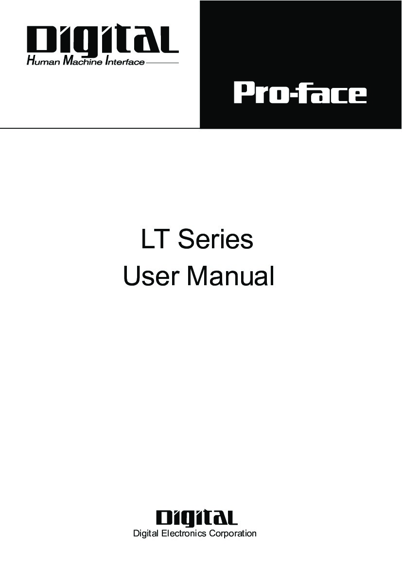 First Page Image of GLC150-BG41-RSFL-24V LT Series User Manual.pdf